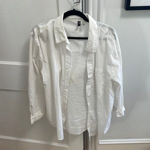 White button down from H&M